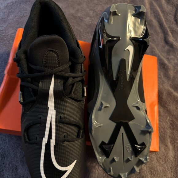 Nike Alpha Menace Pro 3, Black/White-iron Grey, size 14 - Picture 3 of 4